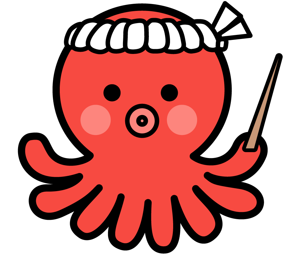 明石焼たこ八のイメージキャラクター